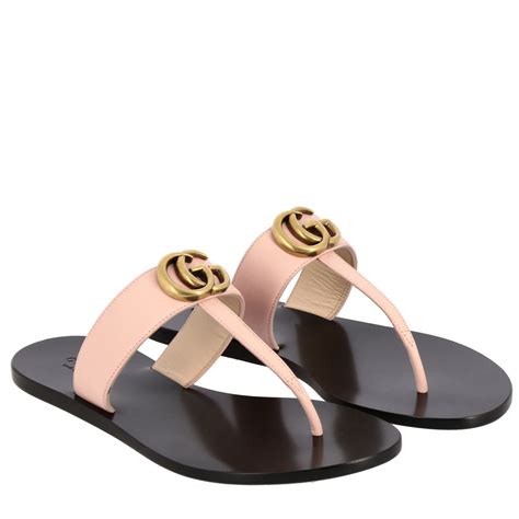 gucci plage|gucci flat sandals for women.